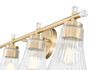 Z-Lite - 7519-4V-MGLD - Four Light Vanity - Belle - Modern Gold