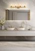 Z-Lite - 7519-4V-MGLD - Four Light Vanity - Belle - Modern Gold
