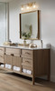 Z-Lite - 7519-3V-MGLD - Three Light Vanity - Belle - Modern Gold