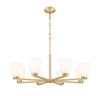 Z-Lite - 7518-8MGLD - Eight Light Chandelier - Naya - Modern Gold