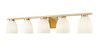 Z-Lite - 7518-5V-MGLD - Five Light Vanity - Naya - Modern Gold