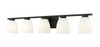Z-Lite - 7518-5V-MB - Five Light Vanity - Naya - Matte Black