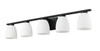 Z-Lite - 7518-5V-MB - Five Light Vanity - Naya - Matte Black