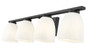 Z-Lite - 7518-4V-MB - Four Light Vanity - Naya - Matte Black