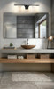 Z-Lite - 7518-4V-MB - Four Light Vanity - Naya - Matte Black