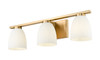 Z-Lite - 7518-3V-MGLD - Three Light Vanity - Naya - Modern Gold