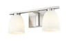 Z-Lite - 7518-2V-BN - Two Light Vanity - Naya - Brushed Nickel