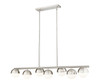 Z-Lite - 7517-7L-BN - Seven Light Linear Chandelier - Realm Sphere - Brushed Nickel