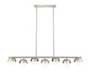 Z-Lite - 7517-7L-BN - Seven Light Linear Chandelier - Realm Sphere - Brushed Nickel