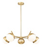 Z-Lite - 7517-5MGLD - Five Light Chandelier - Realm Sphere - Modern Gold