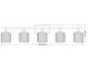Z-Lite - 7515-5V-BN - Five Light Vanity - Landon - Brushed Nickel