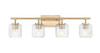 Z-Lite - 7515-4V-MGLD - Four Light Vanity - Landon - Modern Gold