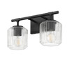 Z-Lite - 7515-2V-MB - Two Light Vanity - Landon - Matte Black