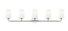 Z-Lite - 7005-5V-CH - Five Light Vanity - Montford - Chrome