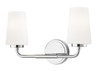Z-Lite - 7005-2V-CH - Two Light Vanity - Montford - Chrome