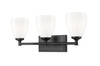 Z-Lite - 7004-3V-MB - Three Light Vanity - Oren - Matte Black