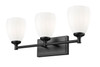 Z-Lite - 7004-3V-MB - Three Light Vanity - Oren - Matte Black