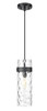 Z-Lite - 7002P5-MB - One Light Pendant - Fontaine - Matte Black