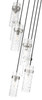 Z-Lite - 7002P5-7R-BN - Seven Light Chandelier - Fontaine - Brushed Nickel
