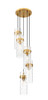 Z-Lite - 7002P5-5R-RB - Five Light Chandelier - Fontaine - Rubbed Brass
