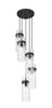 Z-Lite - 7002P5-5R-MB - Five Light Chandelier - Fontaine - Matte Black