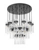 Z-Lite - 7002P5-27R-MB - 27 Light Chandelier - Fontaine - Matte Black
