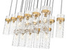 Z-Lite - 7002P5-17L-RB - 17 Light Linear Chandelier - Fontaine - Rubbed Brass