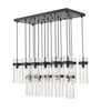 Z-Lite - 7002P5-17L-MB - 17 Light Linear Chandelier - Fontaine - Matte Black