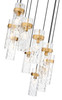 Z-Lite - 7002P5-11R-RB - 11 Light Chandelier - Fontaine - Rubbed Brass