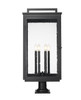 Z-Lite - 5019PHXXLR-533PM-BK - Six Light Outdoor Pier Mount - Hartwell - Sand Black