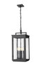 Z-Lite - 5019CHB-BK - Four Light Outdoor Chain Mount Ceiling Fixture - Hartwell - Sand Black