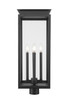 Z-Lite - 5018PHBR-BK - Four Light Outdoor Post Mount Fixture - Nova - Black