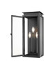 Z-Lite - 5018M-BK - Three Light Outdoor Wall Light - Nova - Black