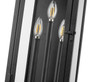 Z-Lite - 5018M-BK - Three Light Outdoor Wall Light - Nova - Black