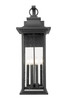 Z-Lite - 5017XL-BK - Six Light Outdoor Wall Light - Tiberius - Black