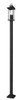 Z-Lite - 5017PHBS-536P-BK - Four Light Outdoor Post Mounted Fixture - Tiberius - Black