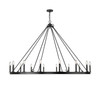 Z-Lite - 482R-16MB - 16 Light Chandelier - Barclay - Matte Black