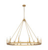 Z-Lite - 482R-12RB - 12 Light Chandelier - Barclay - Rubbed Brass