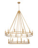 Z-Lite - 4005-20SBR - 20 Light Chandelier - Dennison - Signature Brass