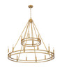Z-Lite - 4005-18SBR - 18 Light Chandelier - Dennison - Signature Brass