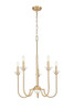 Z-Lite - 352-5MGLD - Five Light Chandelier - Allistair - Modern Gold