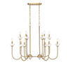 Z-Lite - 352-42L-MGLD - 12 Light Linear Chandelier - Allistair - Modern Gold
