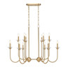 Z-Lite - 352-42L-MGLD - 12 Light Linear Chandelier - Allistair - Modern Gold