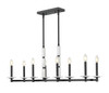 Z-Lite - 3045-8L-MB - Eight Light Linear Chandelier - Kaden - Matte Black