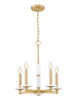 Z-Lite - 3045-5MGLD - Five Light Chandelier - Kaden - Modern Gold