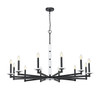 Z-Lite - 3045-12MB - 12 Light Chandelier - Kaden - Matte Black