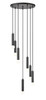 Z-Lite - 1956P-7R-MB - Seven Light Chandelier - Stari - Matte Black