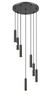 Z-Lite - 1956P-7R-MB - Seven Light Chandelier - Stari - Matte Black