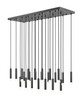 Z-Lite - 1956P-23L-MB - 23 Light Linear Chandelier - Stari - Matte Black