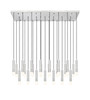 Z-Lite - 1956P-23L-BN - 23 Light Linear Chandelier - Stari - Brushed Nickel